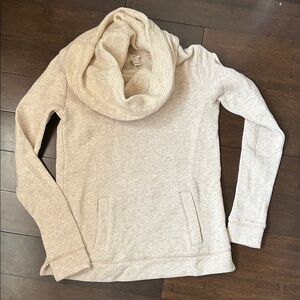 J. Crew Cream Cowl Neck Pullover Sweater